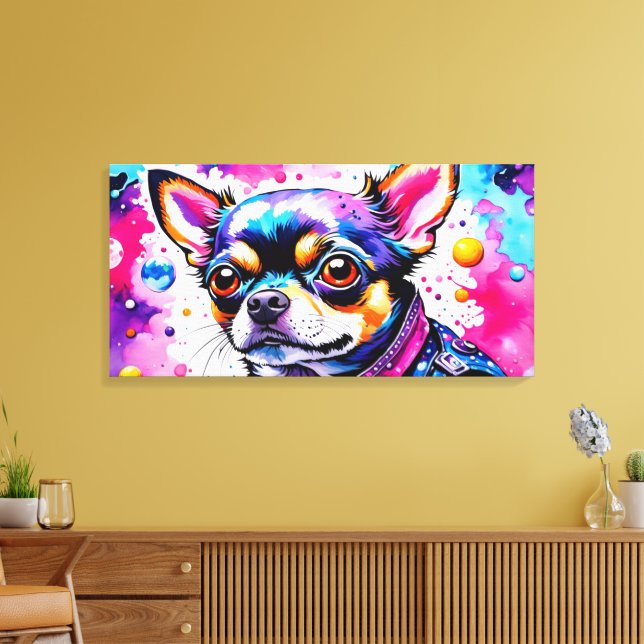 SCHIHUAHUA 4 LEINWANDDRUCK (Insitu (Wohnzimmer))