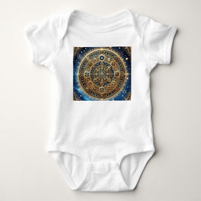 Schild aus dem Warding Sigil Baby Strampler (Vorderseite)