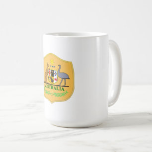 Schild der australischen Nationalmannschaft Kaffeetasse