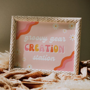 Schild der Groovy Gear Creation Station   Groovy P