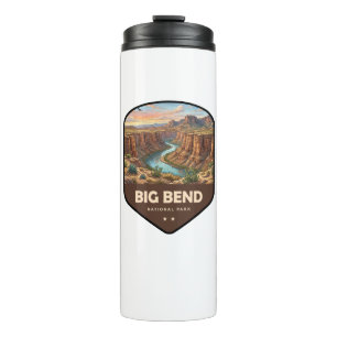 Schild des Big Bend Nationalparks Thermosbecher