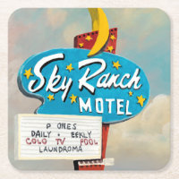 Schild des Sky Ranch Motels