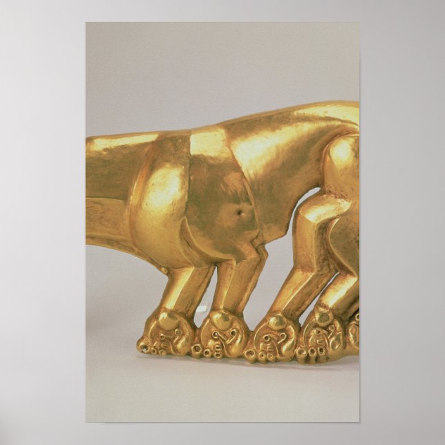 Schild-Emblem in Form eines Panters Poster (Vorne)