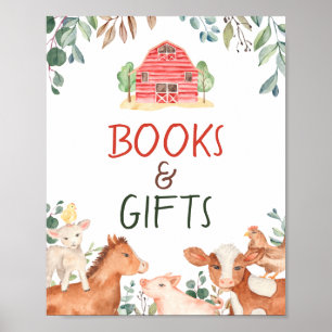 Schild für Bauernhöfe-Tiere Bücher und Geschenke