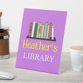 Schild für das Schild "Pedestal" - Bibliothek - Pe