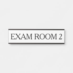 Schild für das Sprechzimmer des Arztes Weiß