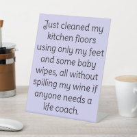 Schild für den Schreibtisch der Mama