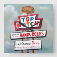 Schild für Fast Food