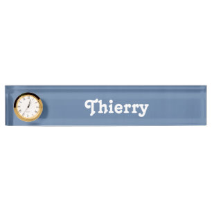 Schild für Schreibtisch Thierry Namensplakette