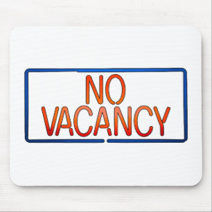 Schild Keine freien Zimmer Schwangerschafts- und B Mousepad