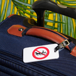 Schild Keine Pferdebespannten Fahrzeuge Gepäckanhänger