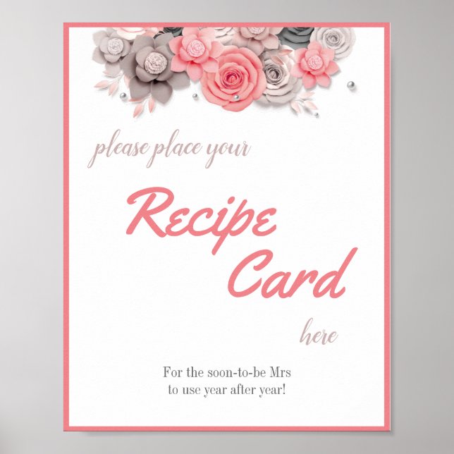 Schild mit der Rezeptionskarte platzieren (Vorne)