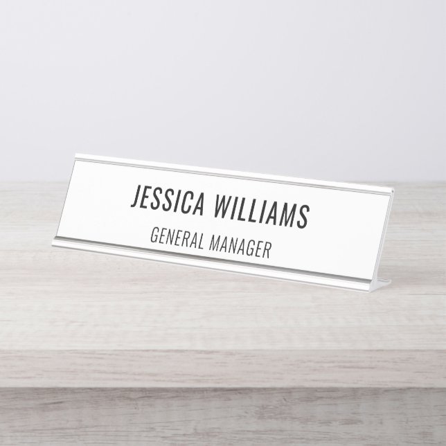 Schild mit individuellem Namen | Personalisiertes  (Vorderseite )