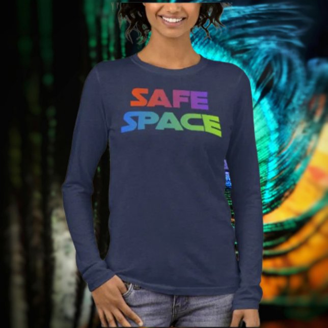 Schild mit starkem langen Sieb Tri-Blend Shirt (Von Creator hochgeladen)