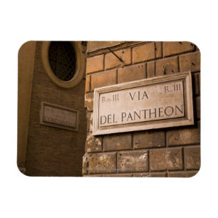 Schild Pantheon, Rom, Italien Magnet