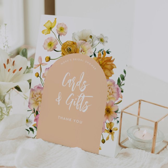 Schild "Peach floral Arch Cards and Gifts" (Von Creator hochgeladen)