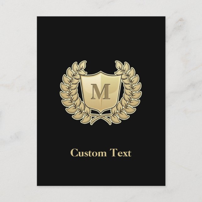 Schild Postkarte (Vorderseite)