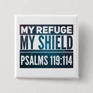 Schild-Quadrat-Button Button