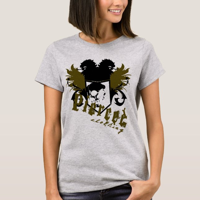 Schild und Engel T-Shirt (Vorderseite)