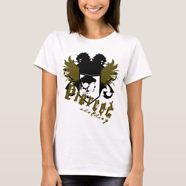 Schild und Engel T-Shirt (Vorderseite)