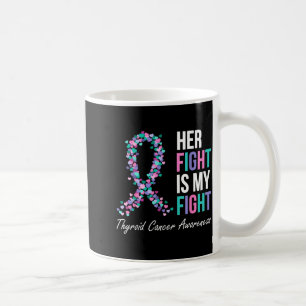 Schildband für Schilddrüsenkrebs-Bewusstsein Fight Kaffeetasse