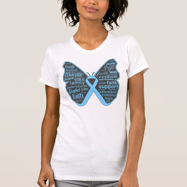 Schilddrüsenerkrankung Butterfly T-Shirt (Vorderseite)