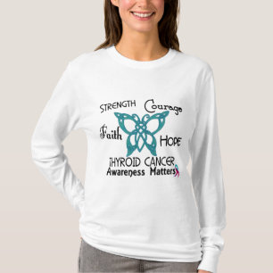 Schilddrüsenkrebs-keltischer Schmetterling 3 T-Shirt