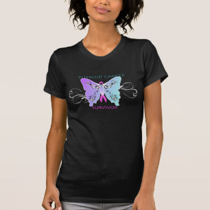Schilddrüsenkrebs-Überlebend-Schwarz-T-Shirt T-Shirt