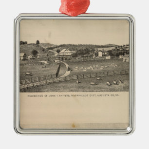 Schilder, Clemmer Wohnsitze Ornament Aus Metall