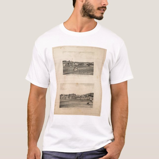 Schilder, Clemmer Wohnsitze T-Shirt (Vorderseite)