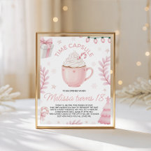 Schilder für Cookies & Cocoa-Zeitkapsel