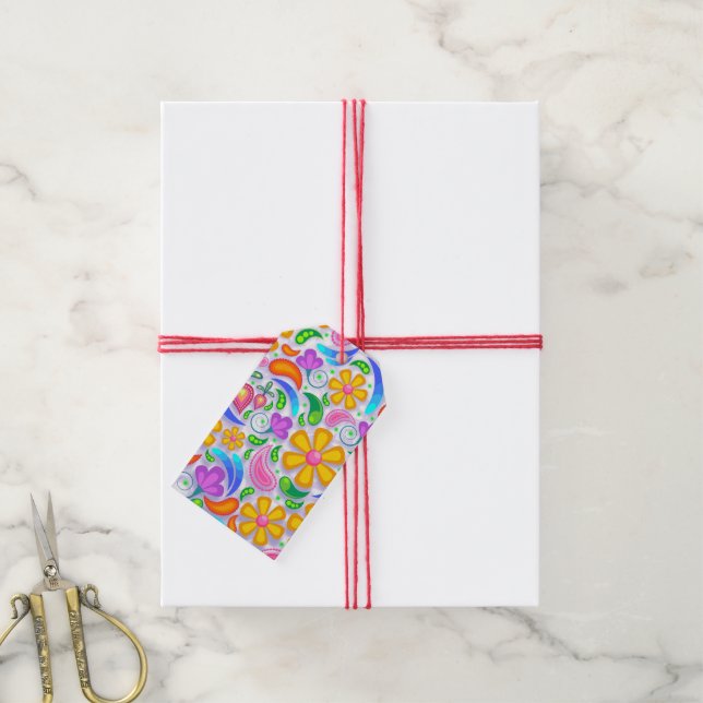 Schilder für leichte Blumengeschenke Geschenkanhänger (Mit Garn)