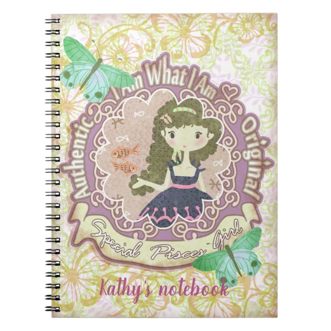 Schilder. Personalisiert. Notebook Notizblock (Vorderseite)