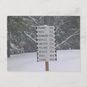 Schilder Postkarte