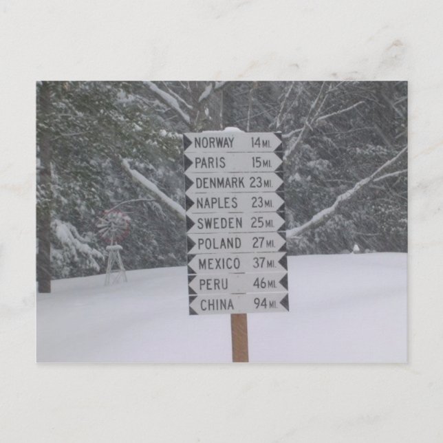 Schilder Postkarte (Vorderseite)