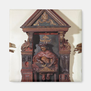 Schilderung von St. Crispin an seinem Werktisch Magnet