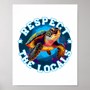 Schildkröte 001 Muschel Ja! Poster