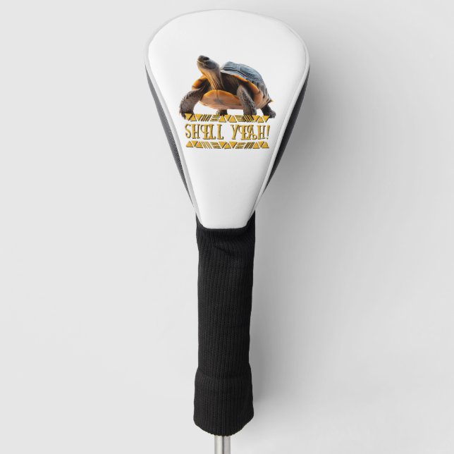 Schildkröte 001 Panzer Ja! Golf Headcover (Vorderseite)