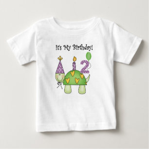 Schildkröte-2. Geburtstag Baby T-shirt
