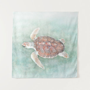 Schildkröte 2 wandteppich