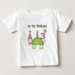 Schildkröte 3. Geburtstag - Hemden und Geschenke Baby T-shirt