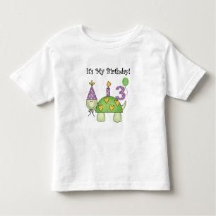 Schildkröte 3. Geburtstag - Hemden und Geschenke Kleinkind T-shirt