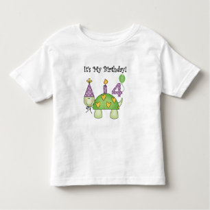 Schildkröte 4. Geburtstag - Hemden und Geschenke Kleinkind T-shirt