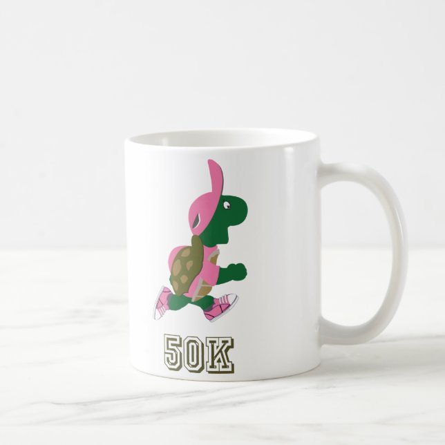 Schildkröte 50 K - Rosa Tasse (Rechts)