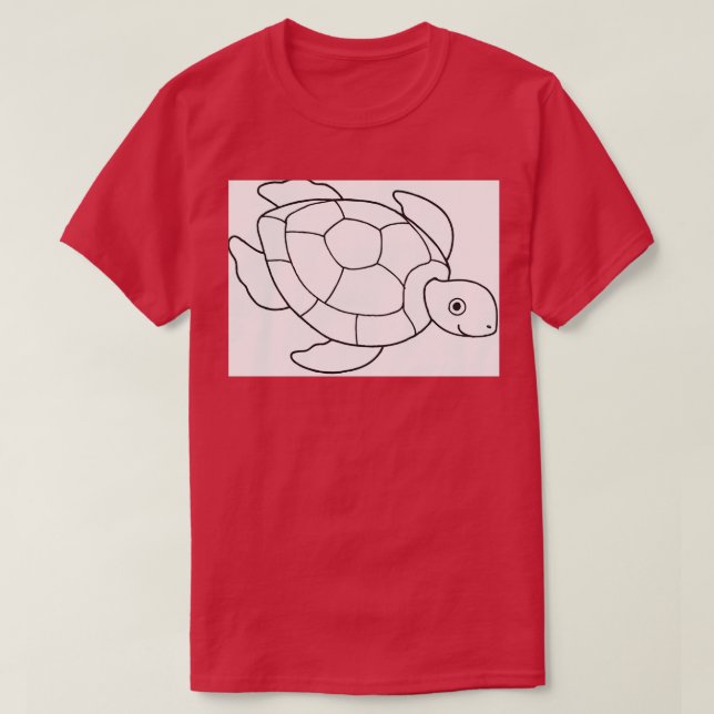Schildkröte 6 T-Shirt (Design vorne)