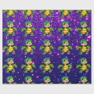Schildkröte Adorable Niedlich Charming Thema Inspi Geschenkpapier