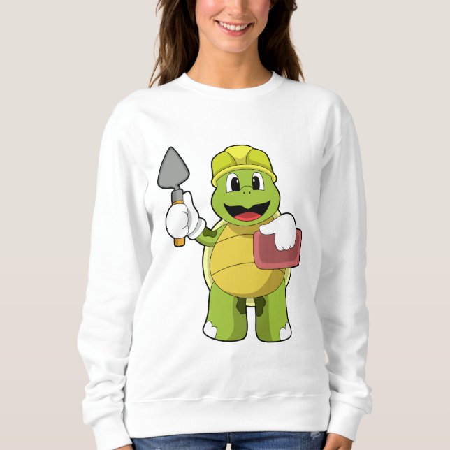 Schildkröte als Mason mit Stone Sweatshirt (Vorderseite)