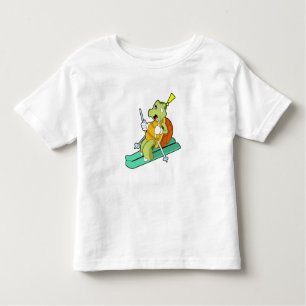 Schildkröte als Skifahrer Kleinkind T-shirt