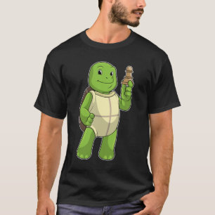 Schildkröte am Schach mit Schachstück gepaart T-Shirt