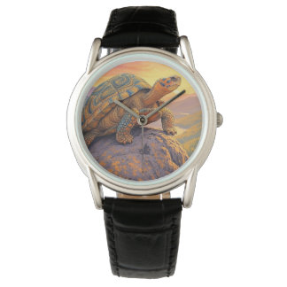 Schildkröte auf Bergwacht Armbanduhr